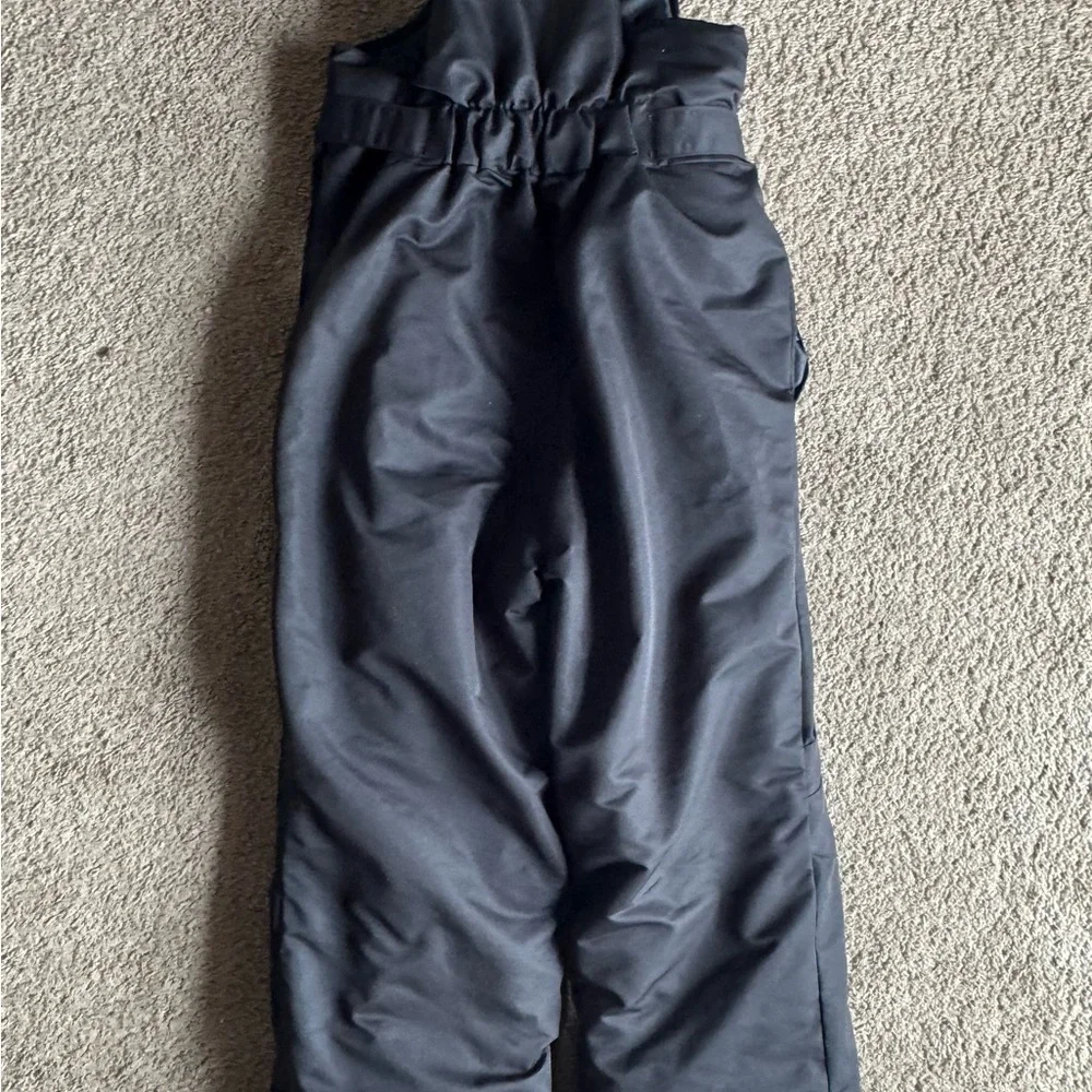 SWISS TECH Youth Black Waterproof Insulated Bib Snow Ski Pants Agjustable‎ 6-6X